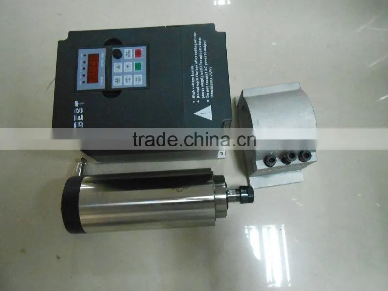 GDZ80-2.2F 2.2KW 220V 5A 400Hz ER16 80mm 24000rpm air cooled ac spindle motor