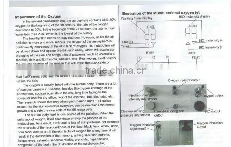 best selling oxygen facial equipment