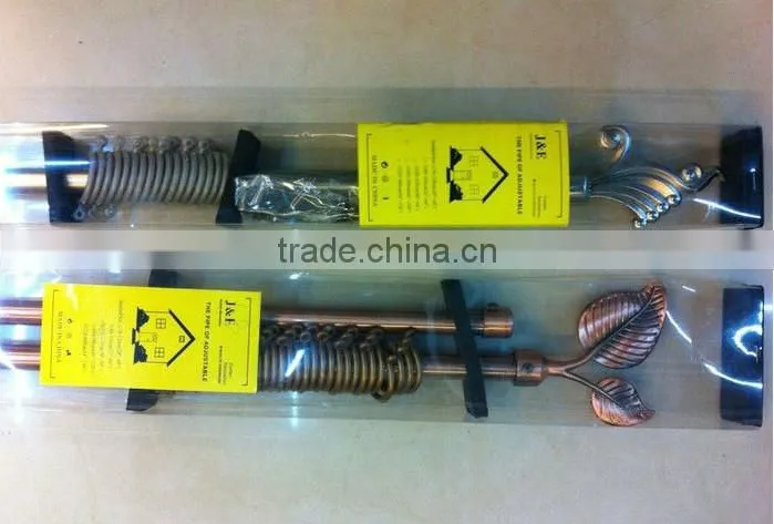Luxurious Plating Iron Curtain Rod Set ,Curtain Rod