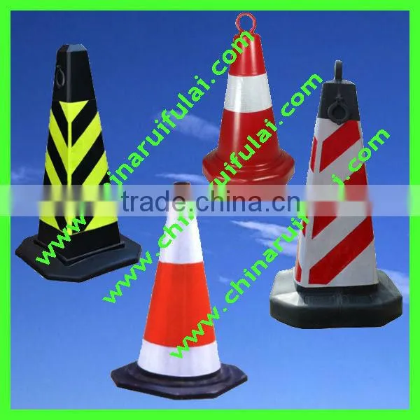 PE blue square cone