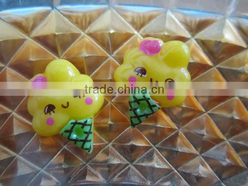 Kawaii Resin bow Cabochons for Hair accessories or Cell phone decoration