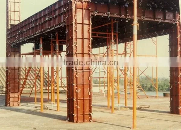 New type steel formwork concrete wall forming systems