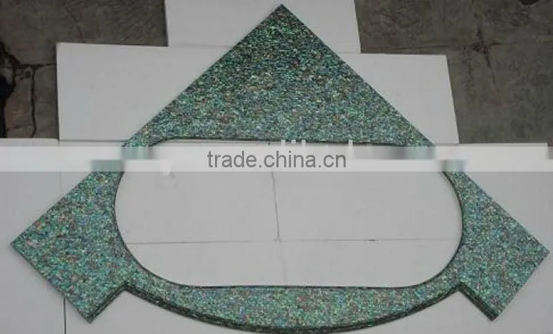 High quality natural abalone mother of pearl shell paper shell sheet shell laminate