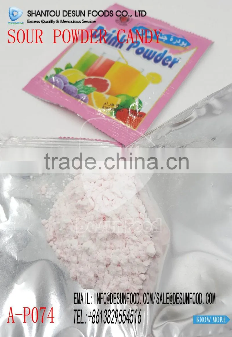 Halal Drink fruit juice powder candy