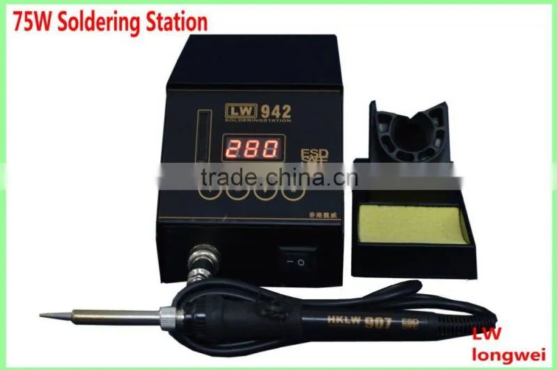 75W digital Sodering station with Lead-free soldering iron