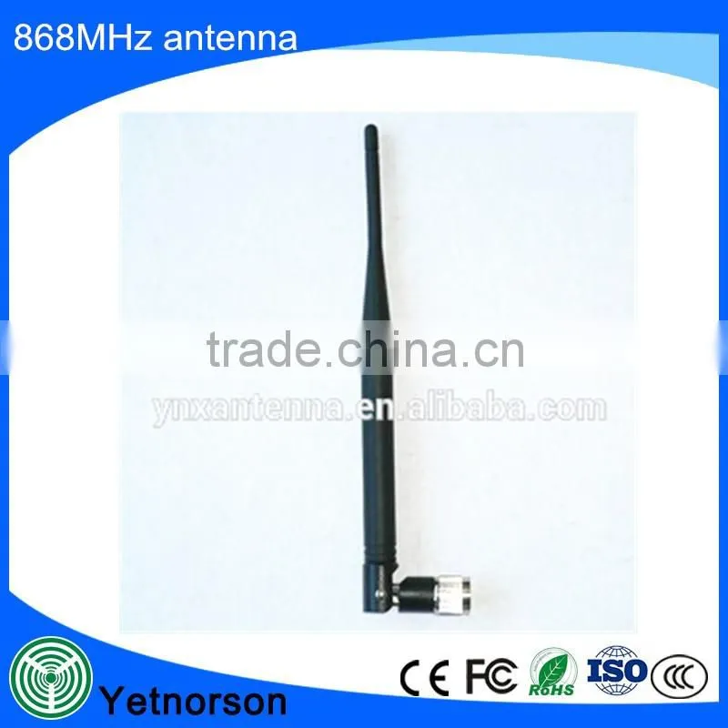 factory supply 868MHz rubber duck high gain 868MHZ antenna with SMA connector