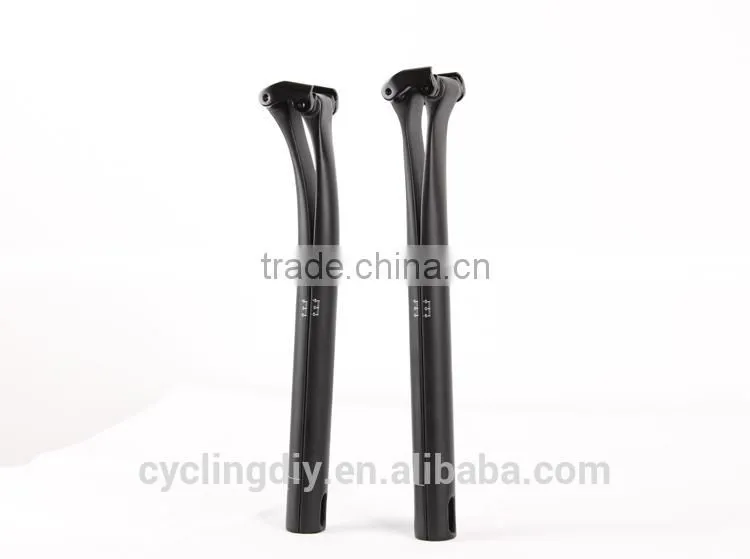 Adjustable seat post carbon 3k for bike saddle