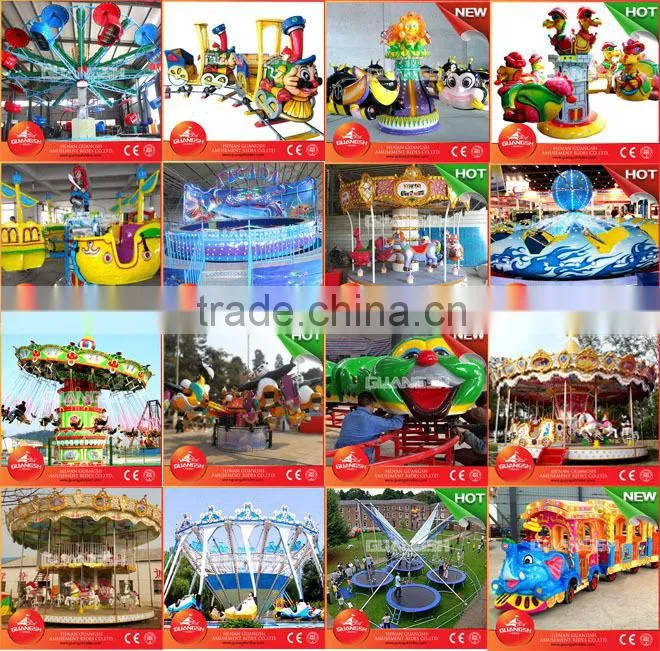 Promotion park amusement rides electrical train for sale, exciting water gun train for kids entertainment