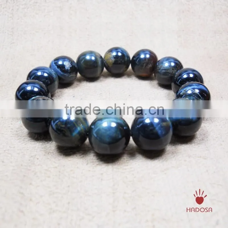 Tiger eye blue stone, Tiger eye bracelets , tiger eye stone bracelet grade 3A ,