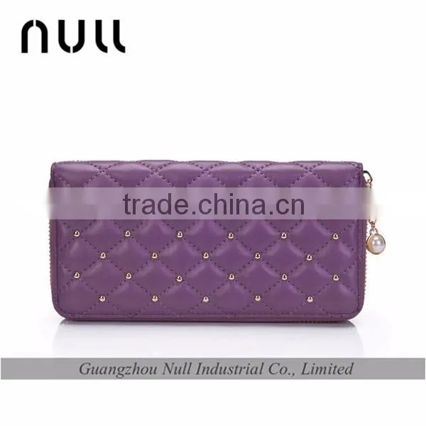 2016 fashion trend zippered bride phone women leather wallet