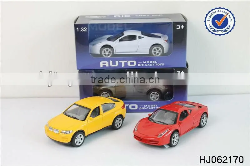 Alloy car, pull back car with light & music