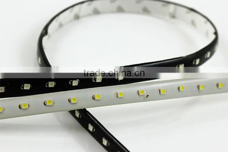 44smd 12V dc Car Auto Led Knight Rider Light 1210 60cm Flash decoration led strobe Lights