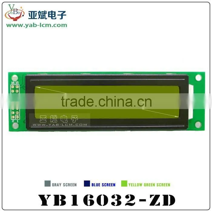 monochrome lcd display module 160x32
