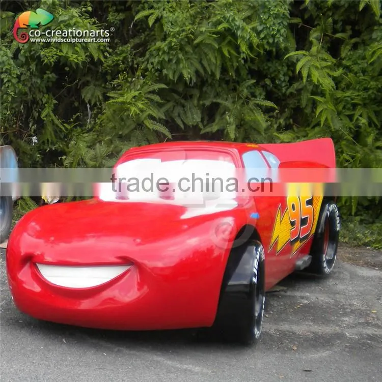 handmade fiberglass catoon model car for sale