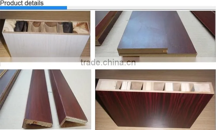 pvc interior door chinese supplier xupai doors /door jamb casing plywood materials / door assessary on alibaba