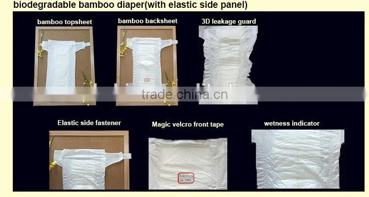 Super soft Double layers absorbent core disposable happy baby nappies like merries style