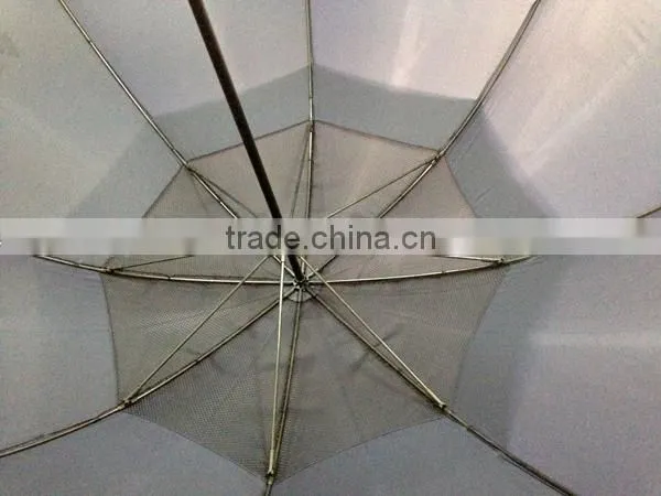 Manual Open 2 Layer Golf Umbrella for Promotion