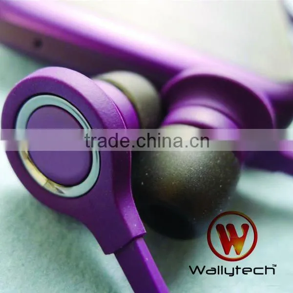 Flat Cable Earphone With Remote For SamSung S4