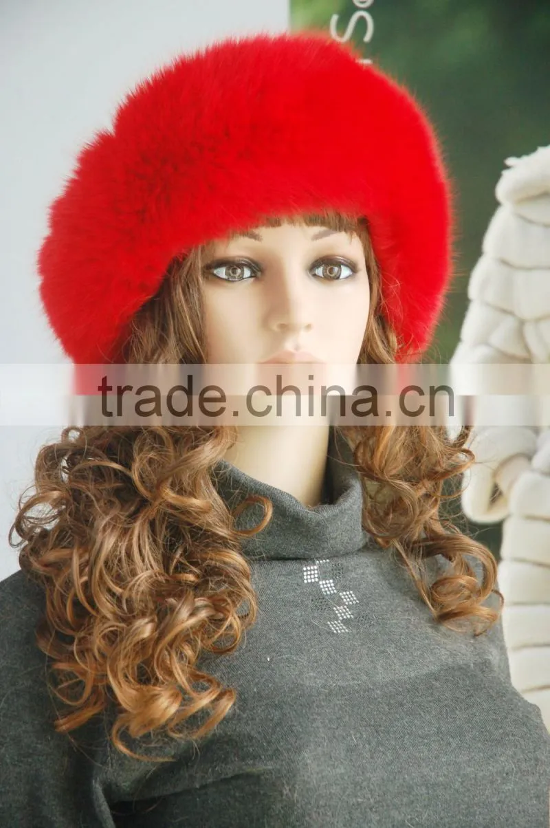 Popular sheap fox fur headband