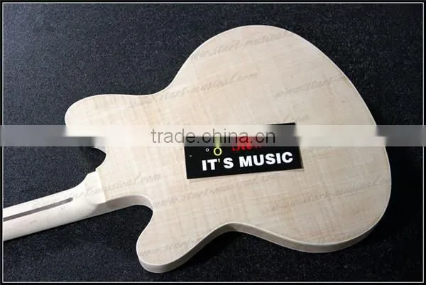 Customized diy made electric bass guitar kits