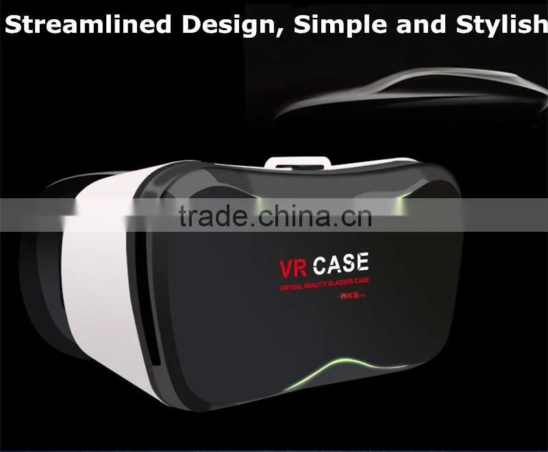 3D VR BOX Virtual Reality VR Glasses Case Plus Head Mount Cardboard With Remote Control