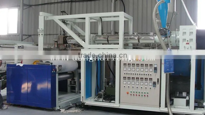 plastic pe embossed cast film extrusion line