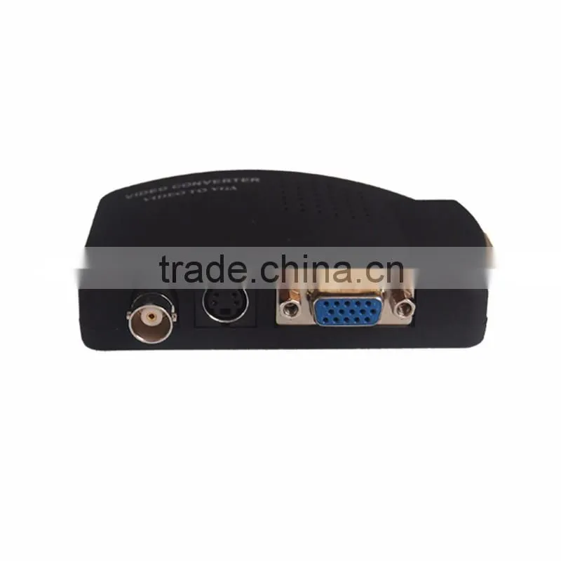 CCTV DVD DVR Camera TV S-video BNC to VGA Video Converter