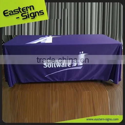Tension Fabric Lightweight Folding Customized Fitted Pvc Coated Table Cloths