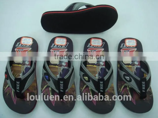 663 LOULUEN Wholesale Household Open Toe EVA Kids Flip Flop Sandal
