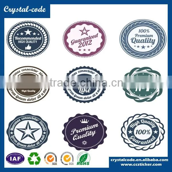 Soon delivery personized factory price logo label