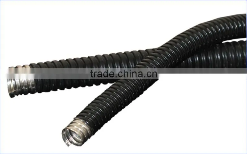 Liquid tight pvc coated metallic flexible conduit