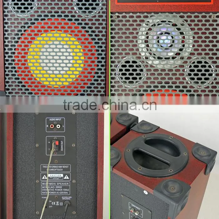 hot selling cheap 2.0 speaker with mesh enclosure