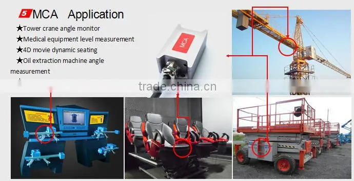 Output Optional MEMS Cheap Tilt Sensor For Medical Equipment Level Measurement Using