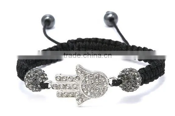 2014 New Design Unique Sterling Silver Infinity Bracelet Silver Handmade Infinity Bracelet With Color Cord