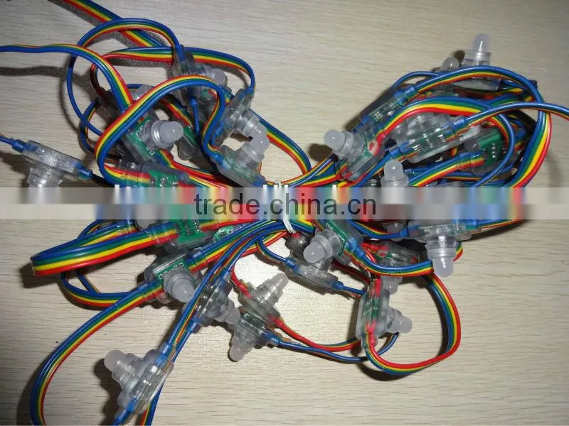 DC12V RGB dump node;100pcs a string;injection type;IP66