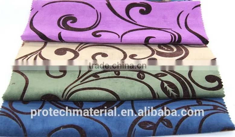 High Quality Sofa Fabic With Printing Flower