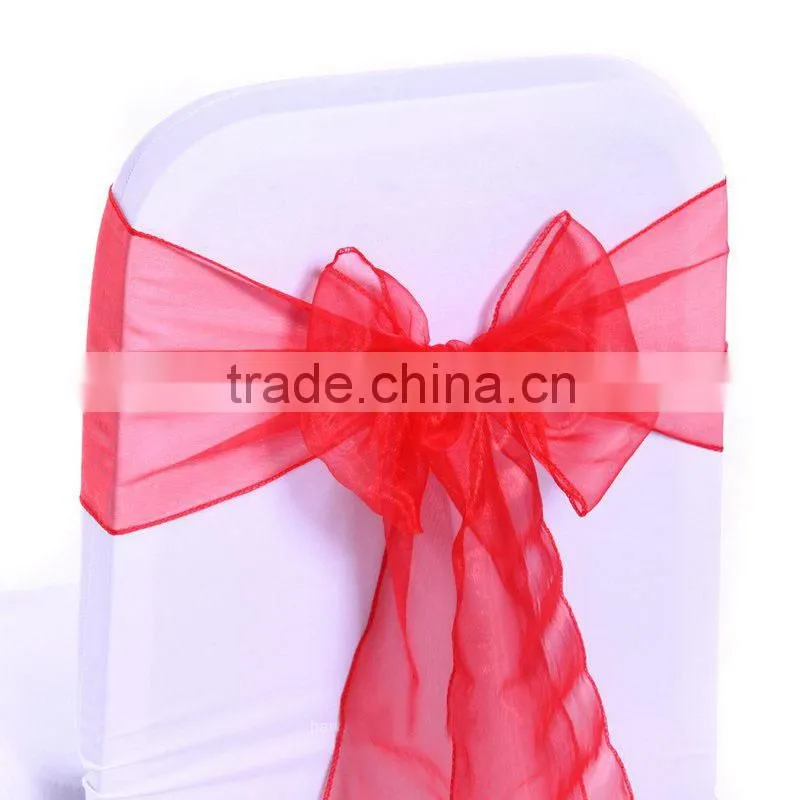 Colorful Organza Sashes Cheap Wholesale Chair Sashes