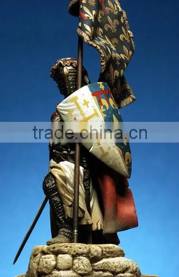 Bronze Home Decorative Resin Figures Soldier