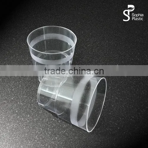 7OZ disposable clear plastic glass/PS cup