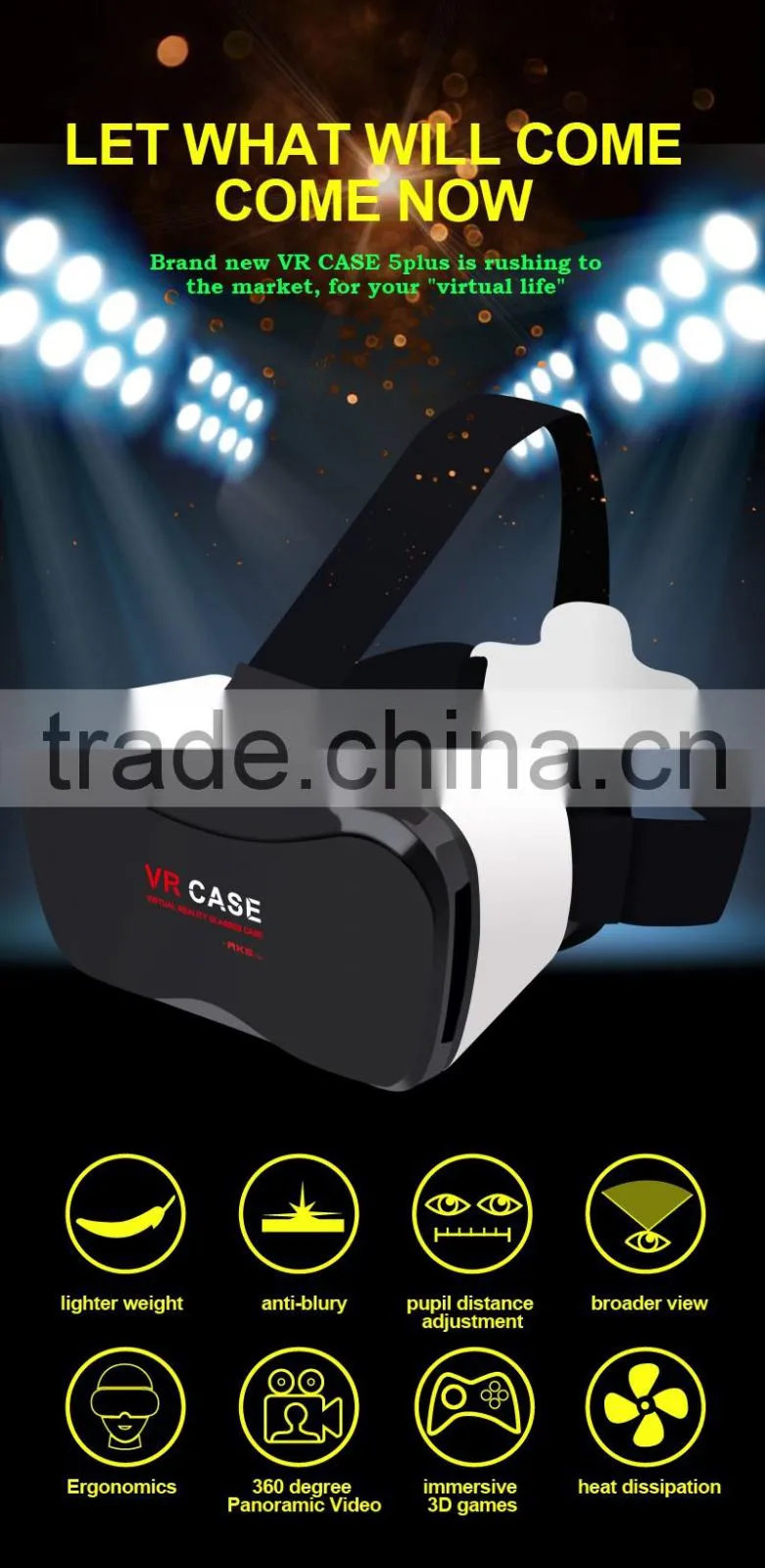 New Premium VR Case 5Plus 3d VR Glasses Box For Sex Video Picture