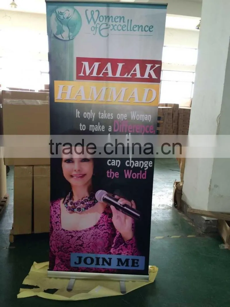 Advertising promotion roll up banner stand with cheap price and good quality