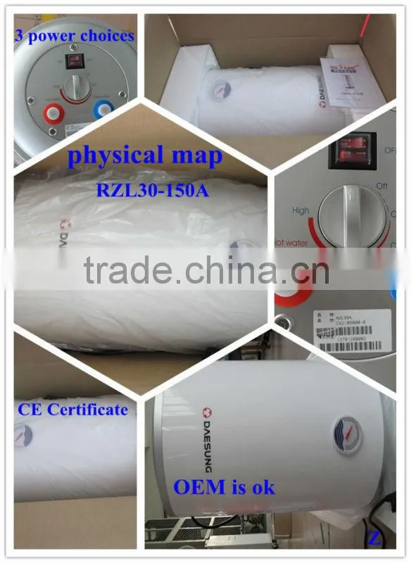 high durability under sink electric water heater with CE