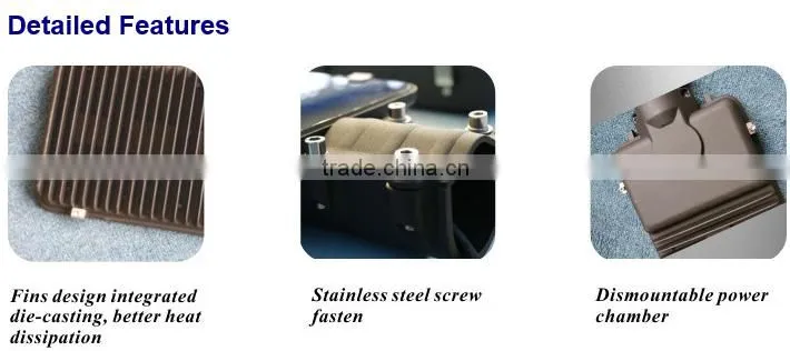 CE GS certificate 3/5 years warranty 2700k-7000k SMD led street light 60w