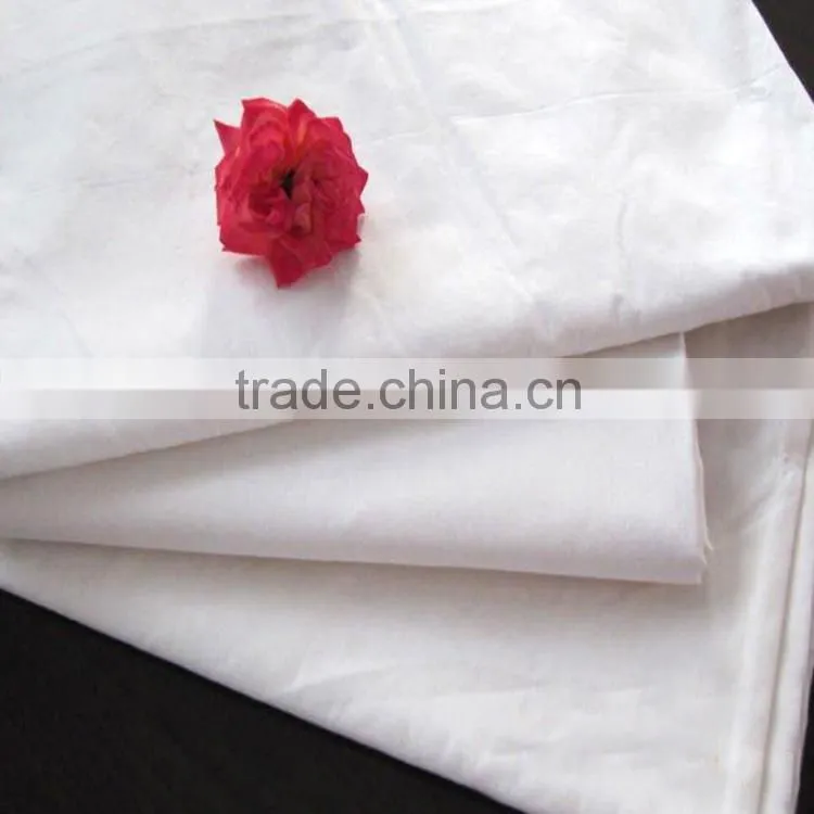 hotel bed sheet use 100%poly/cotton fabric