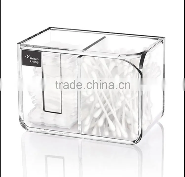 luxuriant in design high clear square acrylic makeup cosmetic storage boxes
