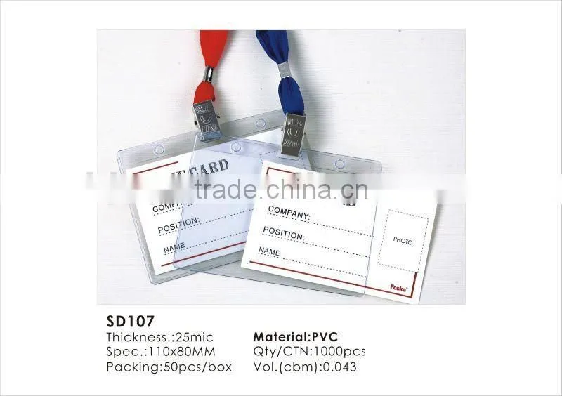 Good Quality Colorful PP Credit Card Holder/ID Card Holder