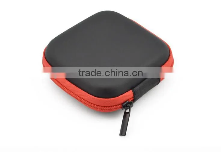 Mini Square Shape EVA Earphone Carrying Bag, EVA earphone case bag