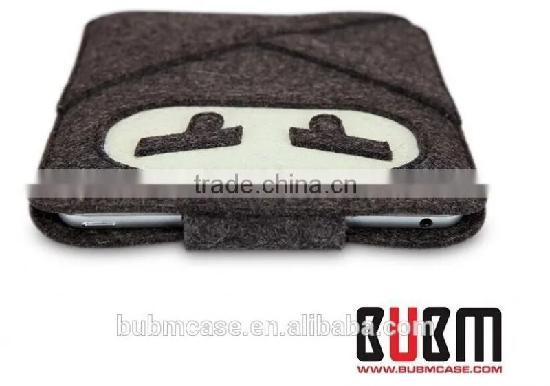 2015 NEW BUBM BLACK TABLET HOT SELLING WOOL 7.9 inch Cute Cartoon Naruto Bag