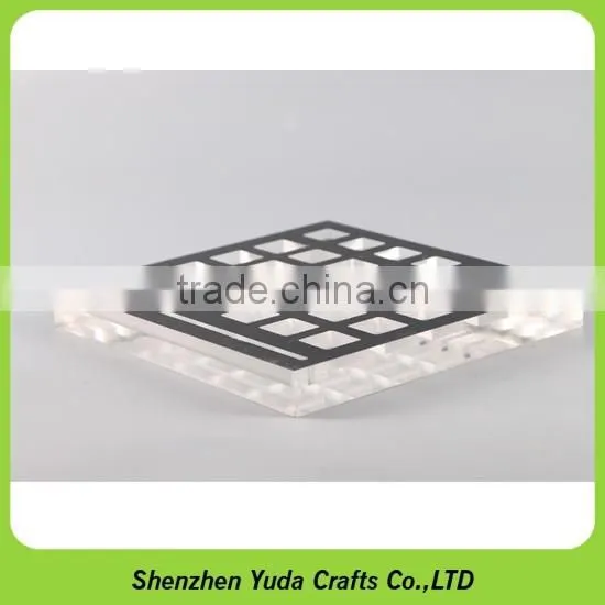 Precision Milling Service Acrylic Products Polished Solid CNC Acrylic Machining Part