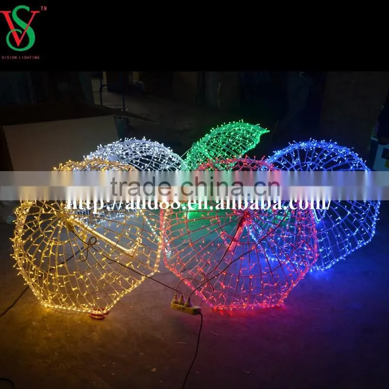 Christmas 3D LED Light Umbrella